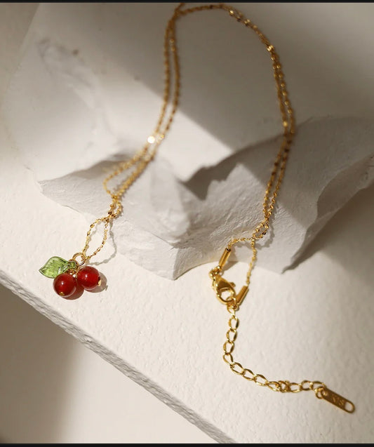 🍒sweet cherry Necklace 🍒